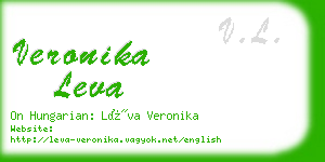 veronika leva business card